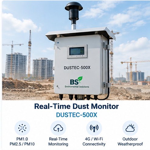 DUSTEC-500X real-time air quality monitoring system